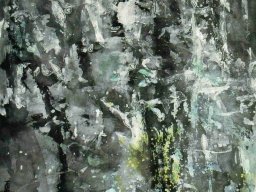 S047 夏雨墨---無題 138x69cm 水墨、紙本 2010